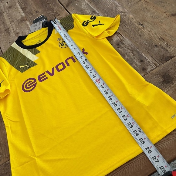 NWT PUMA BORUSSIA DORTMUND 22/23 REPLICA CUP Soccer Jersey - Picture 10 of 14